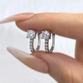 DW Luxury 0.5CT Certified Moissanite Drop Earrings for Women – 925 Sterling Silver Lab Diamond Wedding Jewelry