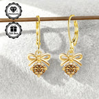 1 Carat Moissanite Hoop Earrings for Women – Hypoallergenic 18K Gold Plated Christmas Gift Jewelry